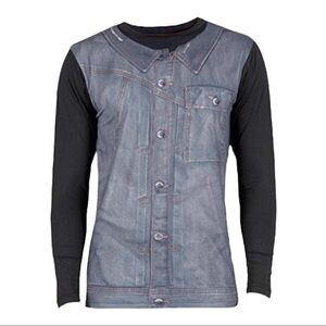 Volcolm Long Sleeve Rash Guard Size Small